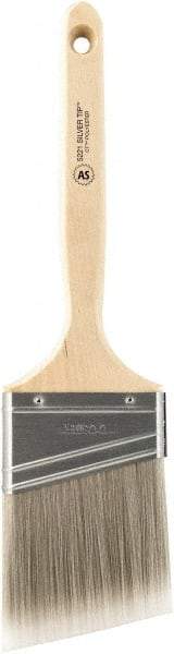 Wooster Brush - 3" Angled Synthetic Sash Brush - 2-15/16" Bristle Length, 7.13" Wood Fluted Handle - A1 Tooling