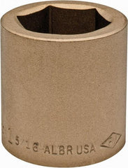 Ampco - 1-5/16", 3/4" Drive, Standard Hand Socket - 6 Points, 2" OAL, Aluminum Bronze - A1 Tooling