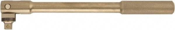 Ampco - 3/4" Drive Socket Flex Handle - 18" OAL, Aluminum Bronze Finish - A1 Tooling