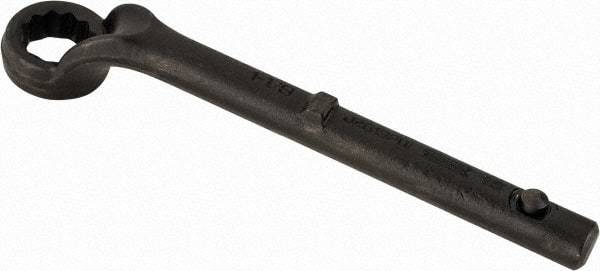 Proto - 1-1/8" 12 Point Pull Wrench - Single End, 10-11/16" OAL, Steel, Black Finish - A1 Tooling