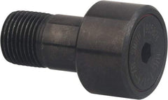 Accurate Bushing - 1-1/8" Roller Diam x 5/8" Width, 5/8" Stud Diam x 1" Length, Sealed Heavy Stud Cam Follower with Hex - Carbon Steel, 1/2" Thread Length, 5/8-18 Thread, 1-5/8" OAL, 2,850 Lb Dynamic Cap - A1 Tooling