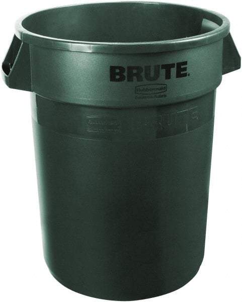 Rubbermaid - 20 Gal Green Round Trash Can - Polyethylene, 22.88" High - A1 Tooling