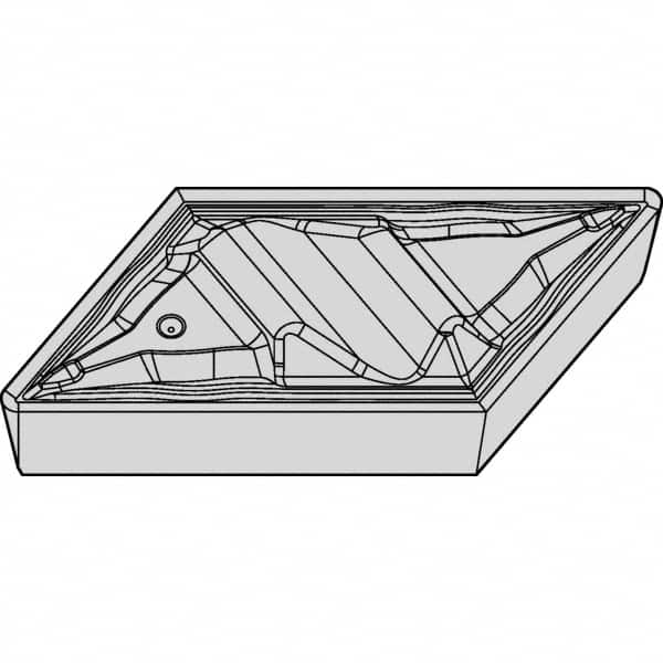 Kennametal - NPGR52 FP Grade KCP10 Carbide Turning Insert - TiCN/Al2O3 Finish, Parallelogram, 1/8" Thick, 1/32" Corner Radius - A1 Tooling