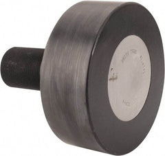 Accurate Bushing - 8" Roller Diam x 3" Width, 2-1/2" Stud Diam x 5-1/2" Length, Plain Stud Load Runner - Carbon Steel, 3-1/4" Thread Length, 2-1/2-12 Thread, 8-1/2" OAL, 35,800 Lb Dynamic Cap, 62,000 Lb Static Cap - A1 Tooling