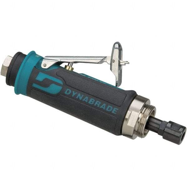 Dynabrade - 1/4 Inch Collet, 0.4 hp, 30,000 RPM Compact Router Motor - 1/4 NPT Inlet, 90 psi Air Pressure, 23 CFM - A1 Tooling