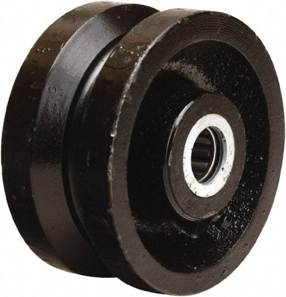 Hamilton - 4 Inch Diameter x 2 Inch Wide, Cast Iron Caster Wheel - 800 Lb. Capacity, 2-3/16 Inch Hub Length, 1-3/16 Inch Axle Diameter, Plain Bore Bearing - A1 Tooling