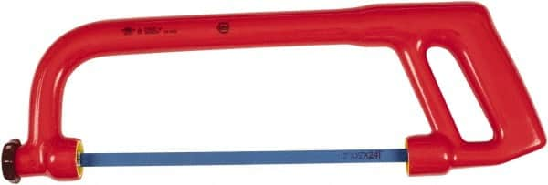 Wiha - 12" Hacksaw - 3-13/32" Throat Depth, Insulated Handle - A1 Tooling