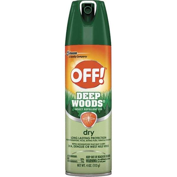 OFF! - 4 oz 25% DEET Aerosol Spray - For Mosquitoes, Ticks, Biting Flies, Gnats, Chiggers - A1 Tooling