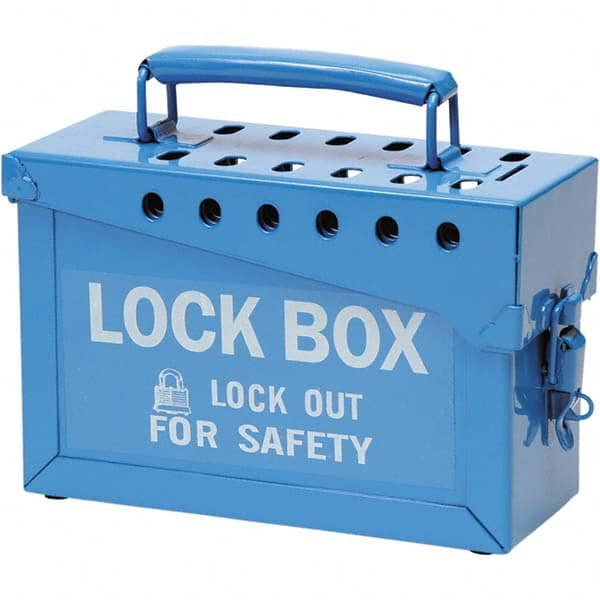 Brady - Group Lockout Boxes Portable or Wall Mount: Portable Maximum Number of Padlocks: 13 - A1 Tooling