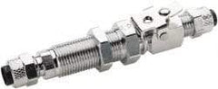 Parker - 3/8" OD, Single End Shutoff Coup - 150 Max Working psi, 0 to 150°F, - A1 Tooling