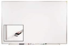 Ghent - 36-1/2" High x 48-1/2" Wide Porcelain on Steel Magnetic Marker Board - Aluminum Frame, 1.88" Deep - A1 Tooling