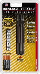 Mag-Lite - LED Bulb, 200 Lumens, Industrial/Tactical Flashlight - Black Aluminum Body, 3 AAA Alkaline Batteries Included - A1 Tooling