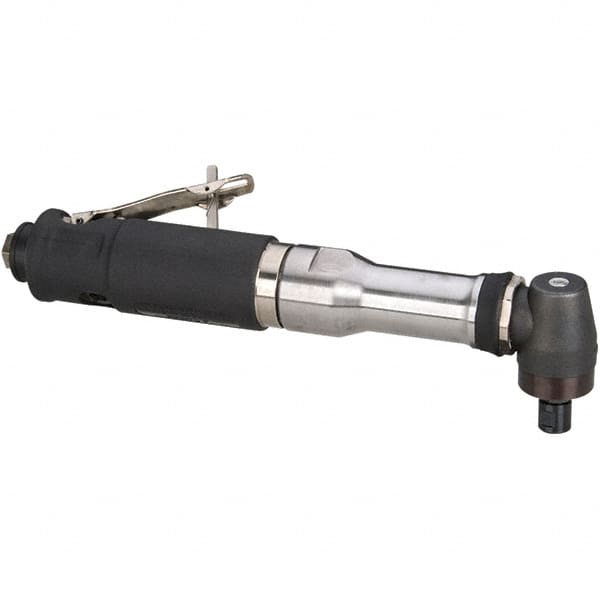 Dynabrade - 1/4" Collet, Angle Handle, Air Angle Die Grinder - 18,000 RPM, Rear Exhaust, 41 CFM, 0.7 hp, 90 psi, 1/4 NPT Inlet - A1 Tooling