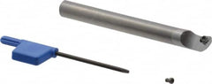 Iscar - 8.8mm Min Bore Diam, 75.7mm OAL, 8mm Shank Diam, MG-SWUC Indexable Boring Bar - WCGT 0201.. Insert - A1 Tooling