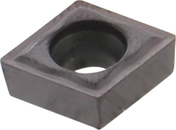 Kennametal - CCGT32.51 62 Grade SP4036 Carbide Turning Insert - TiAlN Finish, 80° Diamond, 3/8" Inscr Circle, 5/32" Thick, 1/64" Corner Radius - A1 Tooling