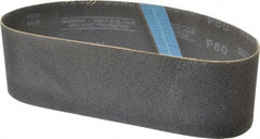 Made in USA - 3" Wide x 24" OAL, 60 Grit, Silicon Carbide Abrasive Belt - Silicon Carbide, Medium, Coated, X/Y Weighted Cloth Backing, Wet/Dry, Series S181 - A1 Tooling