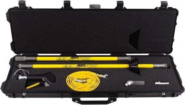 Guardair - Air-Spade Utility/Construction Blow Gun Kit - 3/4 NPT Inlet, 120 Max psi, Fiberglass Hose - A1 Tooling