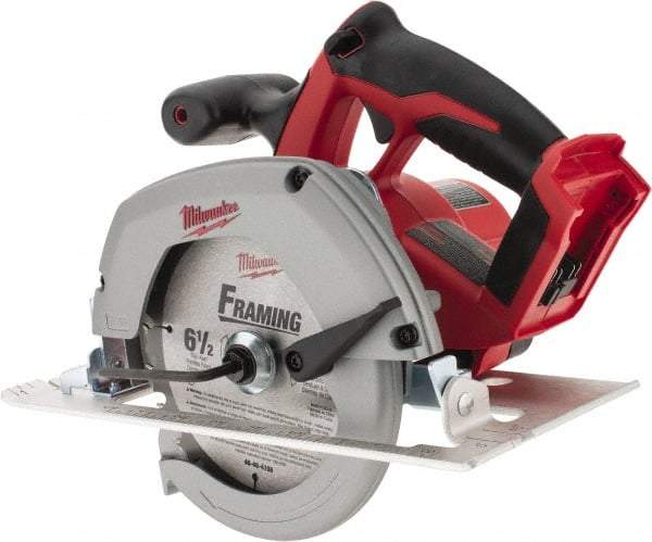 Milwaukee Tool - 18 Volt, 6-1/2" Blade, Cordless Circular Saw - 3,200 RPM, Lithium-Ion Batteries Not Included - A1 Tooling