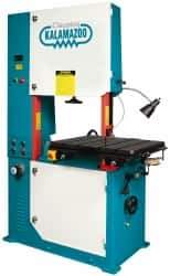 Clausing - 28 Inch Throat Capacity, Variable Speed Pulley Vertical Bandsaw - 50 to 5200 SFPM, 3 HP, Three Phase - A1 Tooling