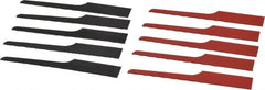 Value Collection - 10 Piece, 4" Long, Steel Reciprocating Saw Blade Set - 24 to 32 Teeth per Inch - A1 Tooling