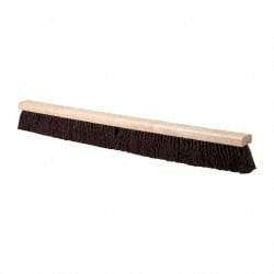 PRO-SOURCE - 36" Heavy Duty Palmyra Push Broom - 4" Bristle Length, Wood Block, Bolt-On Handle Connection, Handle Sold Separately - A1 Tooling