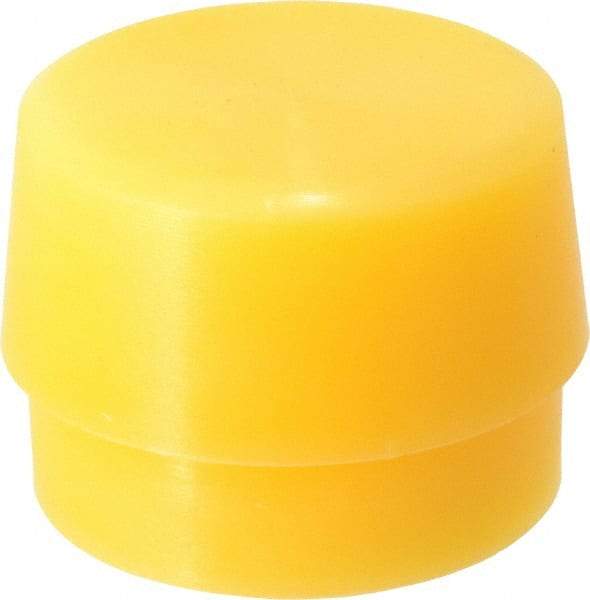 Garland - 2" Face Diam, Grade Extra Hard, Yellow Hammer Tip/Face - Plastic - A1 Tooling