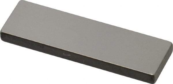 Mitutoyo - 0.1002" Rectangular Steel Gage Block - Accuracy Grade 0, Includes Certificate of Inspection - A1 Tooling