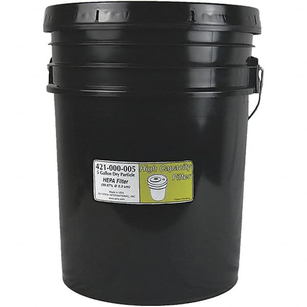 Atrix - High Capacity HEPA Filter Bucket - 5 Gal filter, HEPA (99.97% efficient @ .3 micron) - A1 Tooling