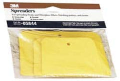 3M - Assorted Spreaders for Body Fillers & Finishing Putties - Plastic - A1 Tooling