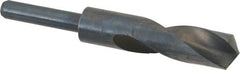 Interstate - 23.5mm Drill, 118° Point, High Speed Steel Silver Deming & Reduced Shank Drill Bit - A1 Tooling