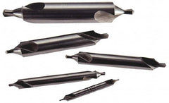 Keo - 5 Piece, #11 to 15, Bell Edge, High Speed Steel Combo Drill & Countersink Set - 60° Incl Angle - A1 Tooling