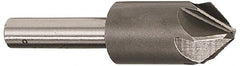 M.A. Ford - 7/8" Head Diam, 1/2" Shank Diam, 6 Flute 60° High Speed Steel Countersink - A1 Tooling