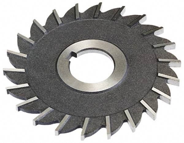 Keo - 3" Diam x 11/16" Width of Cut, 20 Teeth, High Speed Steel Side Milling Cutter - Straight Teeth, Uncoated - A1 Tooling