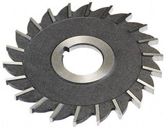 Keo - 2-1/2" Diam x 1/4" Width of Cut, 16 Teeth, High Speed Steel Side Milling Cutter - Straight Teeth, Uncoated - A1 Tooling