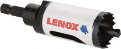 Lenox - 1-1/8" Diam, 1-9/16" Cutting Depth, Hole Saw - Bi-Metal Saw, Toothed Edge - A1 Tooling