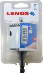 Lenox - 2" Diam, 1-9/16" Cutting Depth, Hole Saw - Bi-Metal Saw, Toothed Edge - A1 Tooling