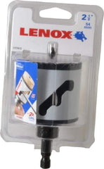 Lenox - 2-1/8" Diam, 1-9/16" Cutting Depth, Hole Saw - Bi-Metal Saw, Toothed Edge - A1 Tooling