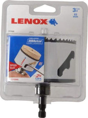 Lenox - 3-1/4" Diam, 1-9/16" Cutting Depth, Hole Saw - Bi-Metal Saw, Toothed Edge - A1 Tooling