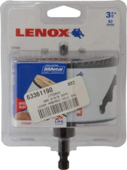 Lenox - 3-5/8" Diam, 1-9/16" Cutting Depth, Hole Saw - Bi-Metal Saw, Toothed Edge - A1 Tooling