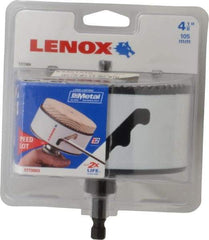 Lenox - 4-1/8" Diam, 1-9/16" Cutting Depth, Hole Saw - Bi-Metal Saw, Toothed Edge - A1 Tooling