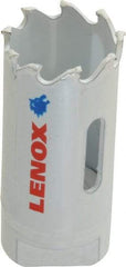 Lenox - 1" Diam, 1-1/2" Cutting Depth, Hole Saw - Carbide-Tipped Saw, Toothed Edge - A1 Tooling