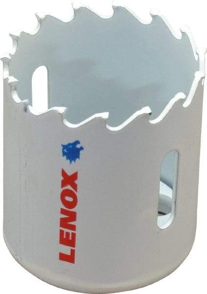 Lenox - 1-5/8" Diam, 1-1/2" Cutting Depth, Hole Saw - Carbide-Tipped Saw, Toothed Edge - A1 Tooling