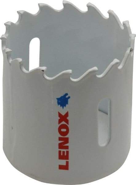 Lenox - 1-3/4" Diam, 1-1/2" Cutting Depth, Hole Saw - Carbide-Tipped Saw, Toothed Edge - A1 Tooling