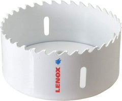 Lenox - 4" Diam, 1-1/2" Cutting Depth, Hole Saw - Carbide-Tipped Saw, Toothed Edge - A1 Tooling