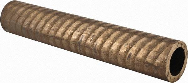 Made in USA - 2-1/4 Inch Outside Diameter x 13 Inch Long, Aluminum Bronze Round Tube - 1-3/4 Inch Inside Diameter, Alloy Aluminum Bronze (CDA 954), 7 Lb. Shipping Weight - A1 Tooling