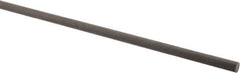 Made in USA - 4' Long, 1/4" Diam, Acetal (PTFE-Filled) Plastic Rod - Brown - A1 Tooling