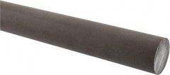 Made in USA - 2' Long, 1-1/2" Diam, Acetal (PTFE-Filled) Plastic Rod - Brown - A1 Tooling