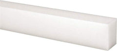 Made in USA - 1 Ft. Long x 1 Inch Wide x 3/4 Inch High, Acetal, Rectangular Plastic Bar - Natural - A1 Tooling