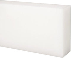 Made in USA - 4' x 3" x 1-1/4" Natural (Color) Acetal Rectangular Bar - A1 Tooling