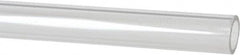 Made in USA - 3/4 Inch Outside Diameter x 6 Ft. Long, Plastic Round Tube - Acrylic - A1 Tooling